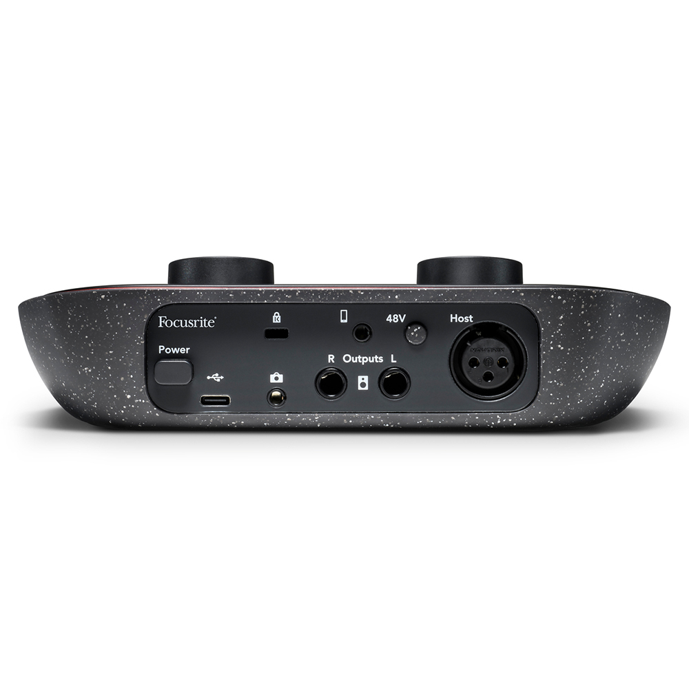 Focusrite Vocaster One オーディオインターフェイス 商品背面の画像