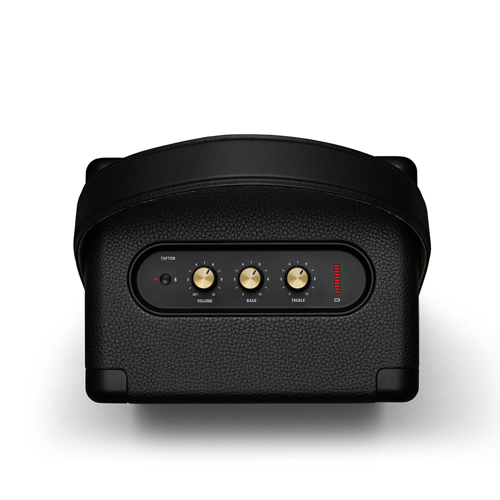 MARSHALL Tufton Black & Brass ワイヤレススピーカー コントロールパネル