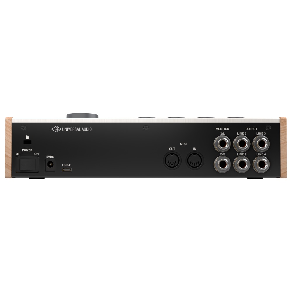 Universal Audio Volt 476P 4イン／4アウト USB 2.0 オーディオインターフェイス 背面画像
