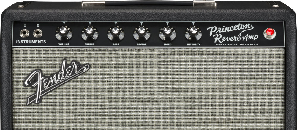 Fender Tone Master Princeton Reverb 100V JPN ギターコンボアンプ コントロール部画像