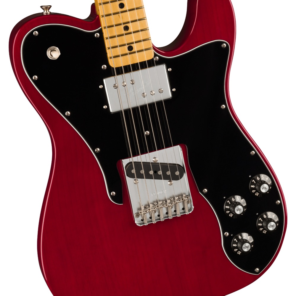 Fender American Vintage II 1977 Telecaster Custom MN Wine エレキギター ボディアップ画像