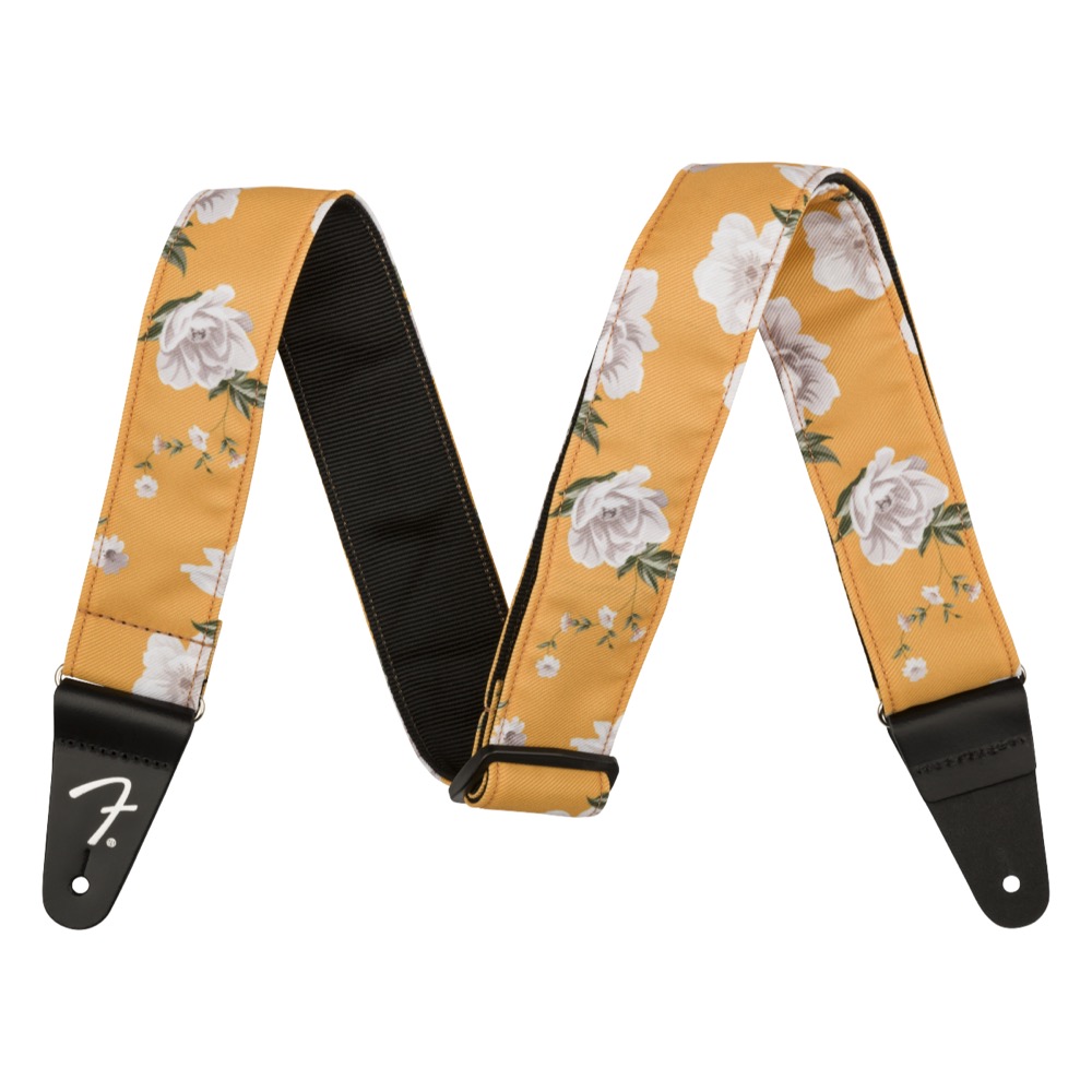 Fender Floral Strap Marigold 2" ギターストラップ