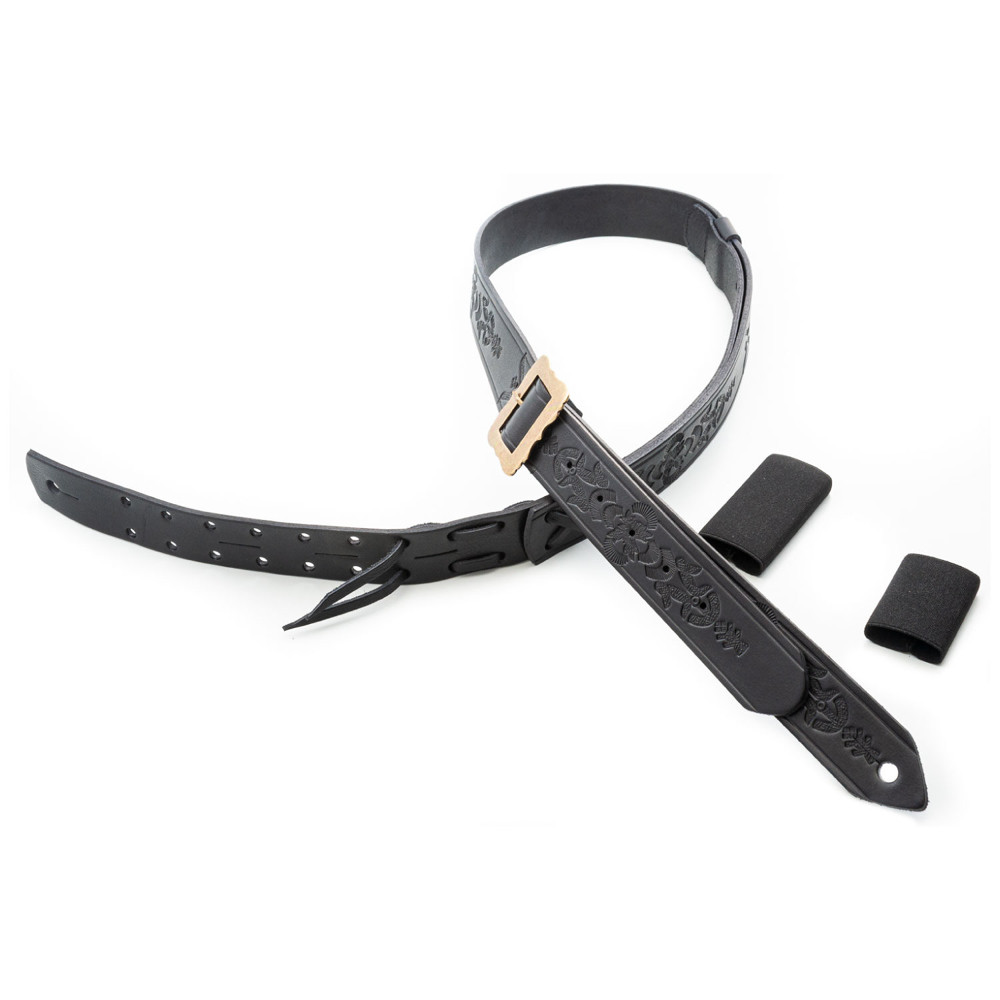 Righton! STRAPS LEGEND BM BOHEMIAN Black ギターストラップ 詳細画像