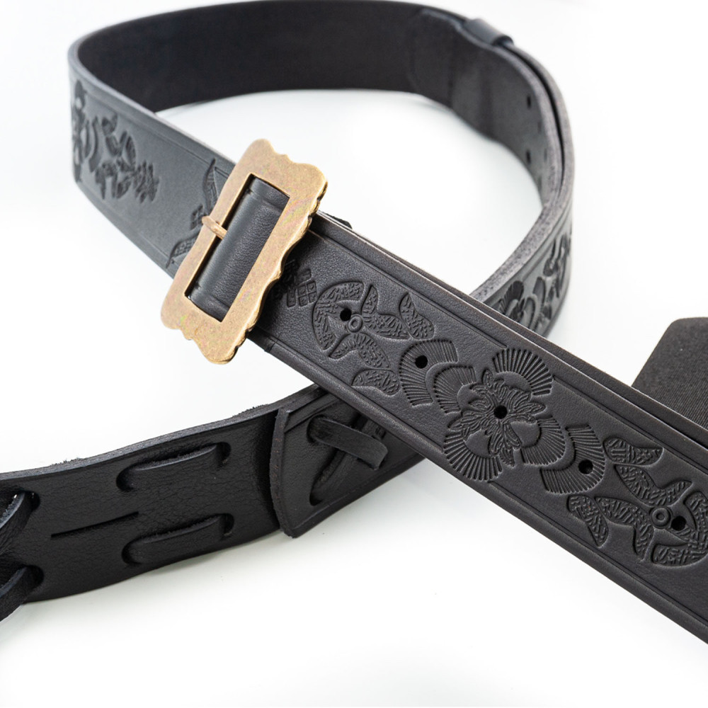 Righton! STRAPS LEGEND BM BOHEMIAN Black ギターストラップ 詳細画像4