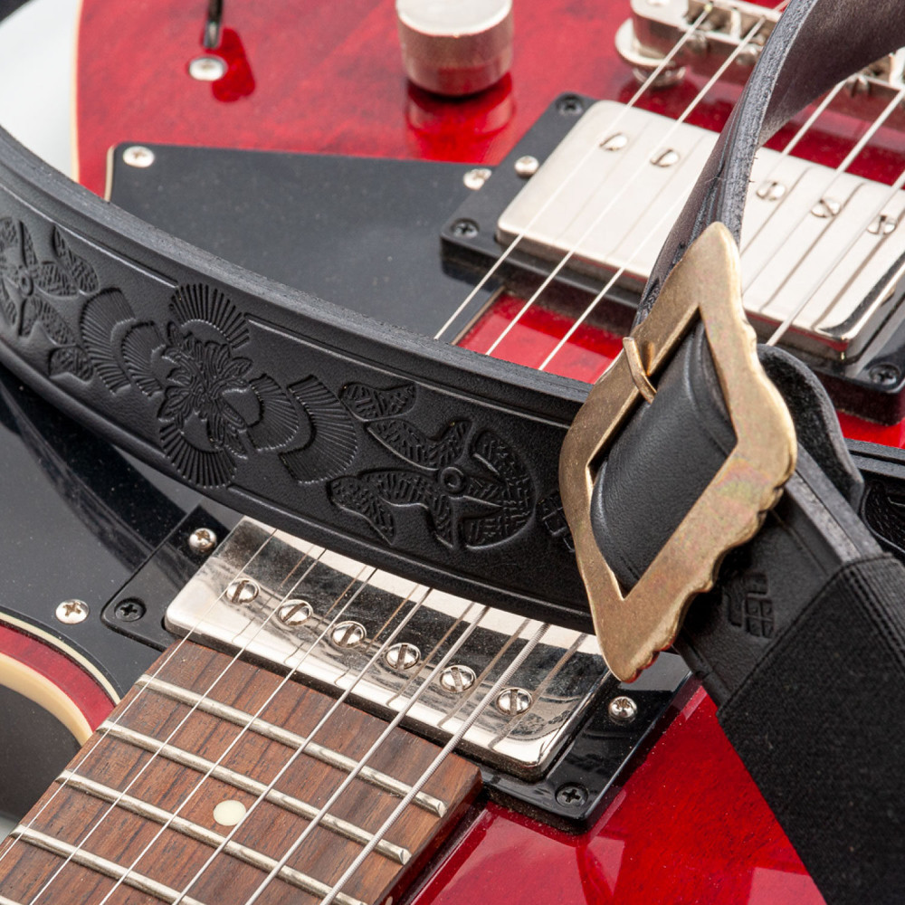 Righton! STRAPS LEGEND BM BOHEMIAN Black ギターストラップ 詳細画像9