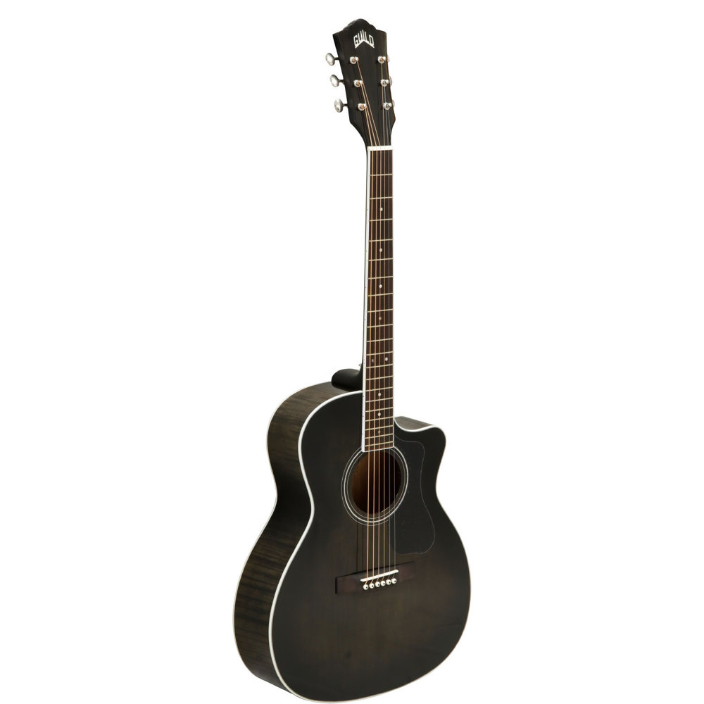 GUILD OM-260CE DELUXE Flamed Mahogany TBB エレクトリックアコースティックギター 全体画像