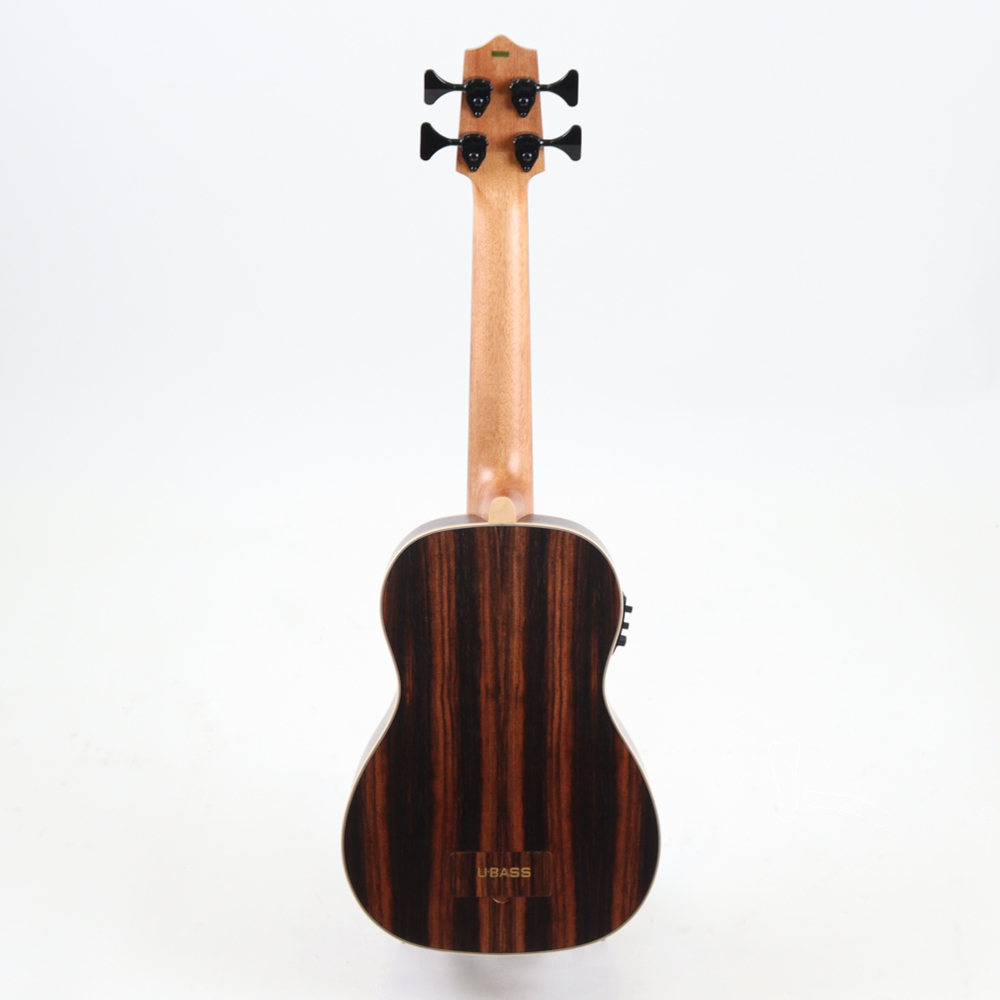 KALA UBASS-EBY-FL20_06 STRIPED EBONY フレットレス ウクレレベース 背面画像