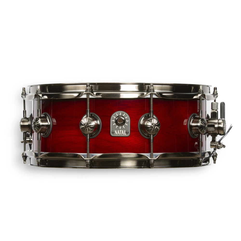 NATAL S-WN-S465-BSN Original Walnut Sunburst 14" x 6.5" スネアドラム