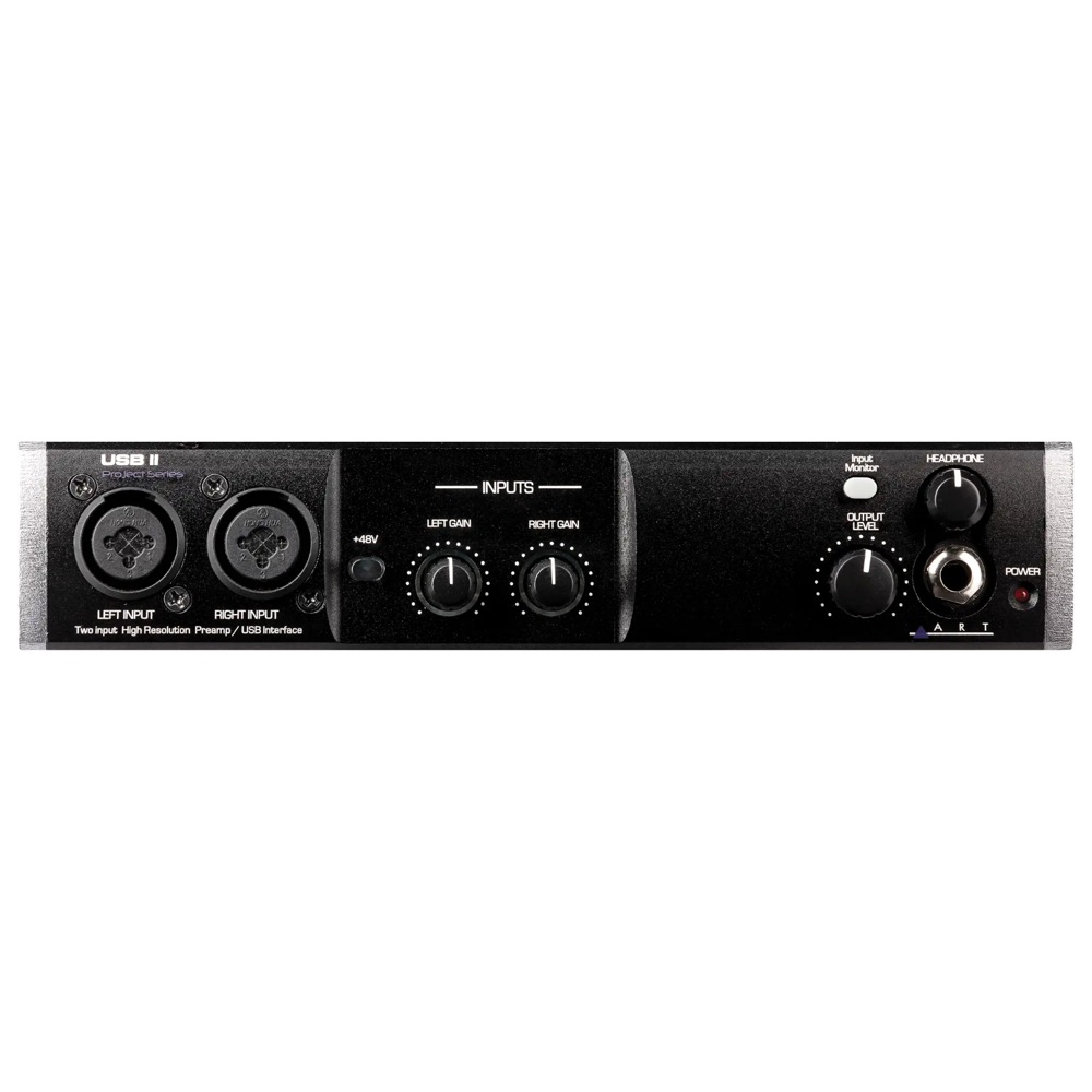 ART USB II USBオーディオインターフェイス 2入力 フロント画像