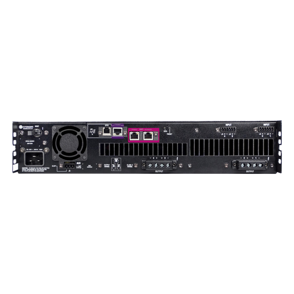 CROWN (AMCRON) DCi 4|1250DA パワーアンプ 裏面 画像