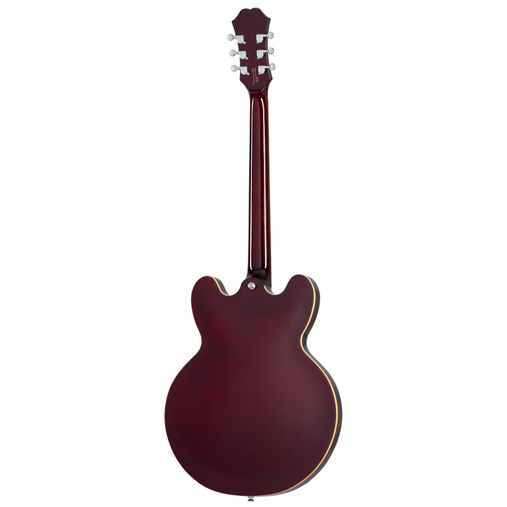 Epiphone Noel Gallagher Riviera Dark Wine Red エレキギター 背面画像