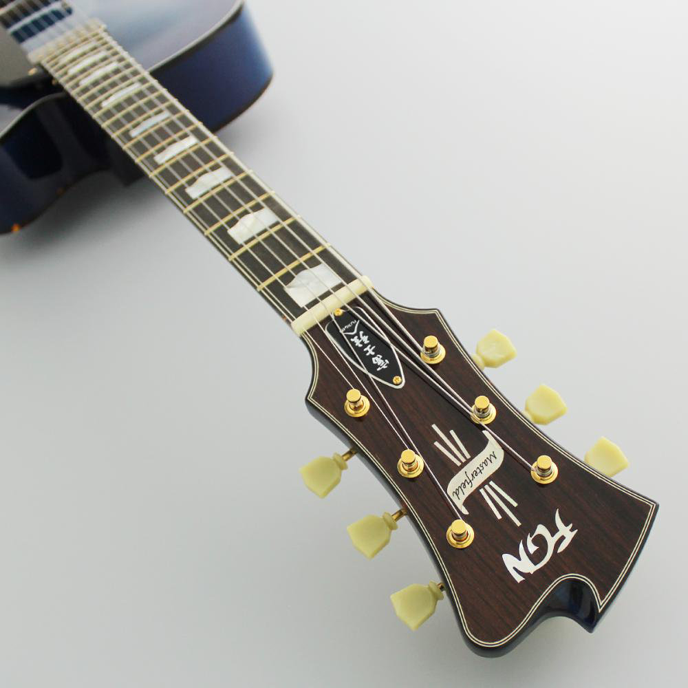 FUJIGEN MFA-FP/BBT Masterfield MFA フルアコギター MFA-FP/BBT ヘッド部画像