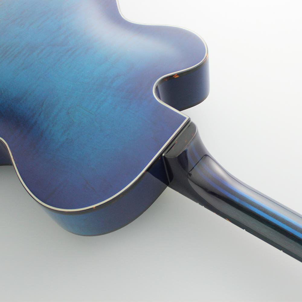 FUJIGEN MFA-FP/BBT Masterfield MFA フルアコギター MFA-FP/BBT ネックヒール部画像