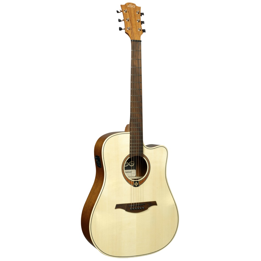 LAG GUITARS T70DCE-NAT アコースティックギター 2022年仕様 カッタウェイタイプ エレアコ アコースティックギター