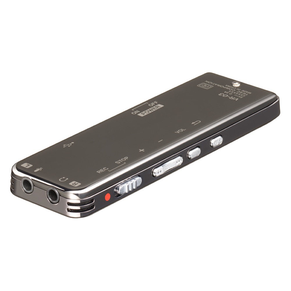 TASCAM VR-03-BR ブラウン ワイドFMチューナー搭載 ボイスレコーダー アングル画像