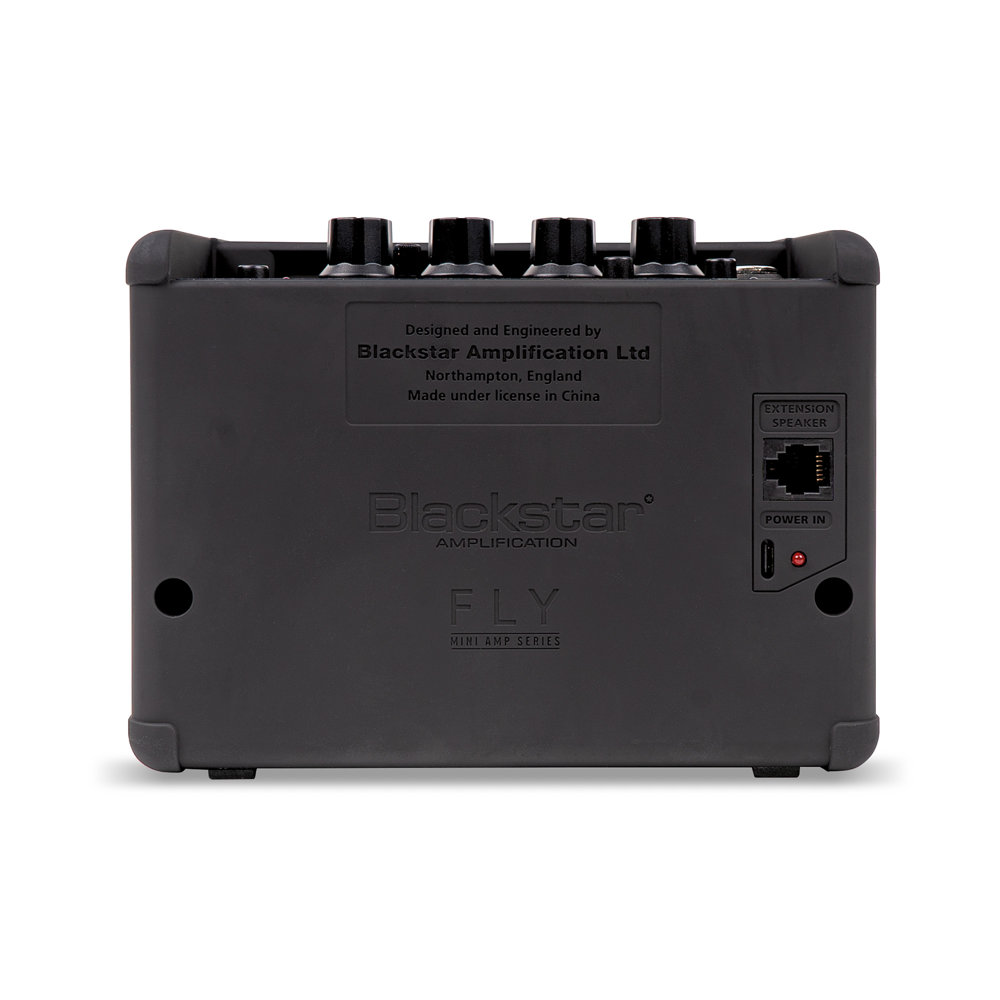 BLACKSTAR FLY 3 CHARGE BLUETOOTH ブルートゥース機能搭載 充電式駆動 小型ギターアンプ 背面画像
