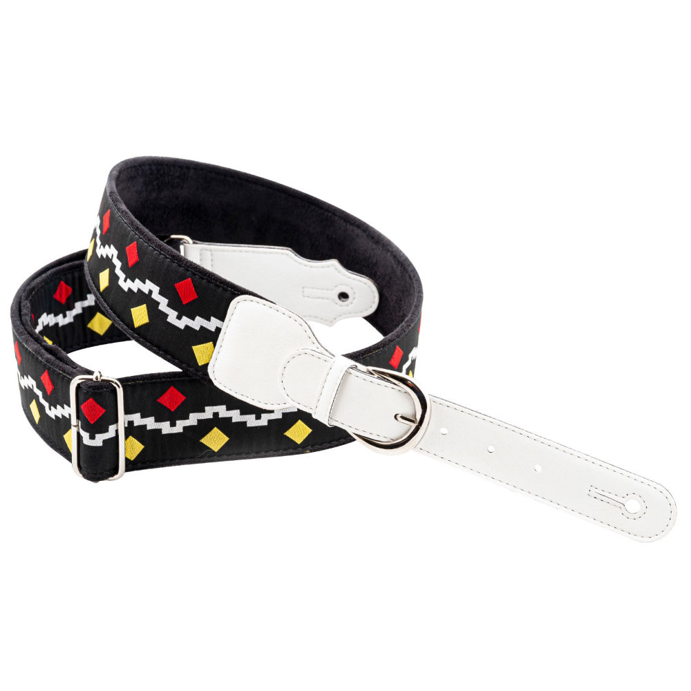 RightOn STRAPS LEGEND GET BACK Black ギターストラップ