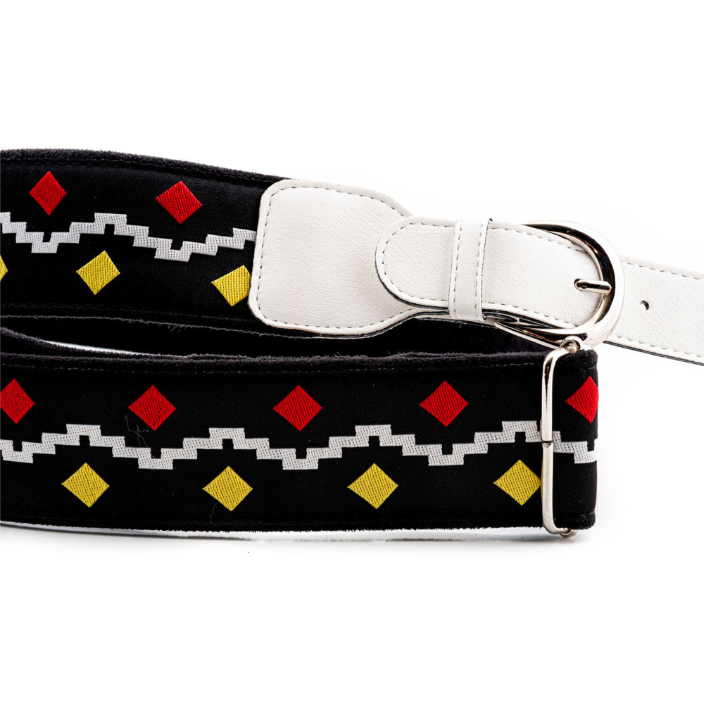 RightOn STRAPS LEGEND GET BACK Black ギターストラップ 拡大画像
