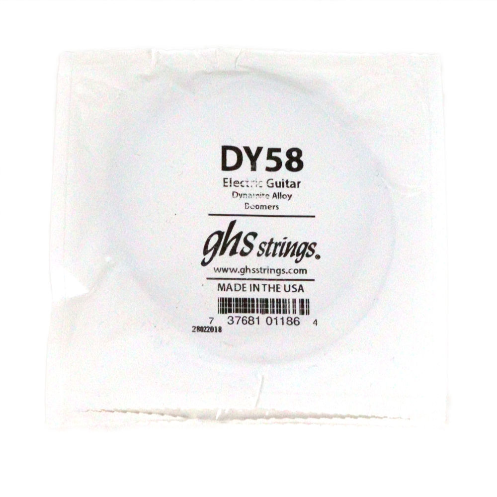 GHS DY58 Singles Boomers ROUNDWOUND .058 エレキギター用 バラ弦
