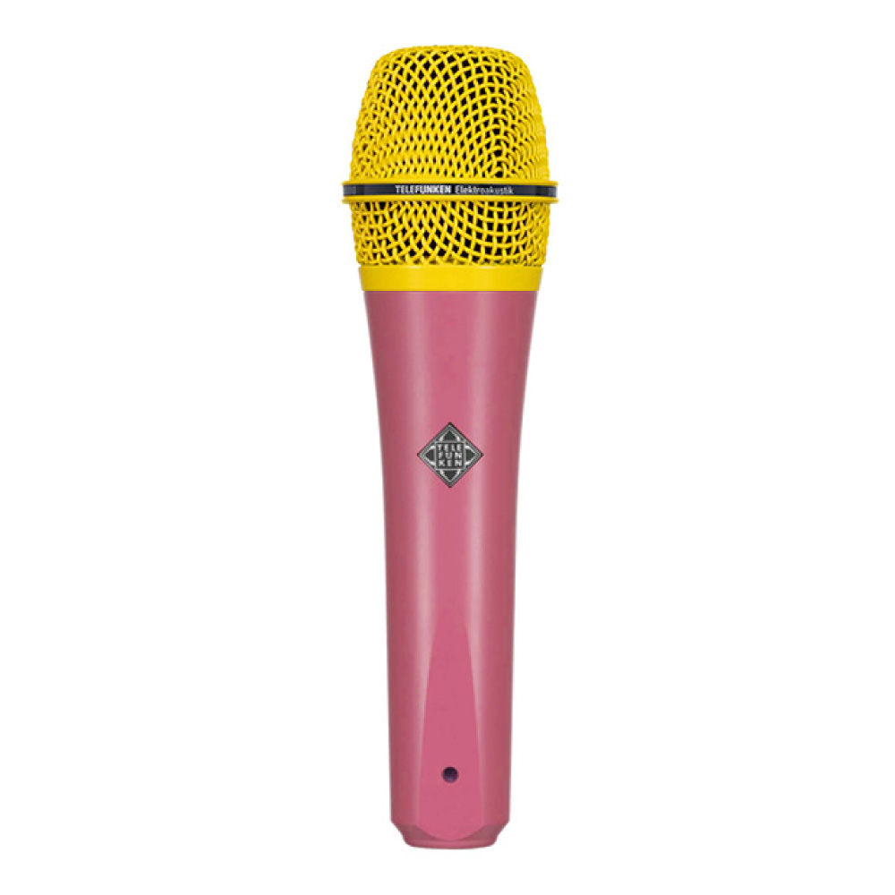 TELEFUNKEN M80 Custom Shop ピンク/イエロー ダイナミックマイク