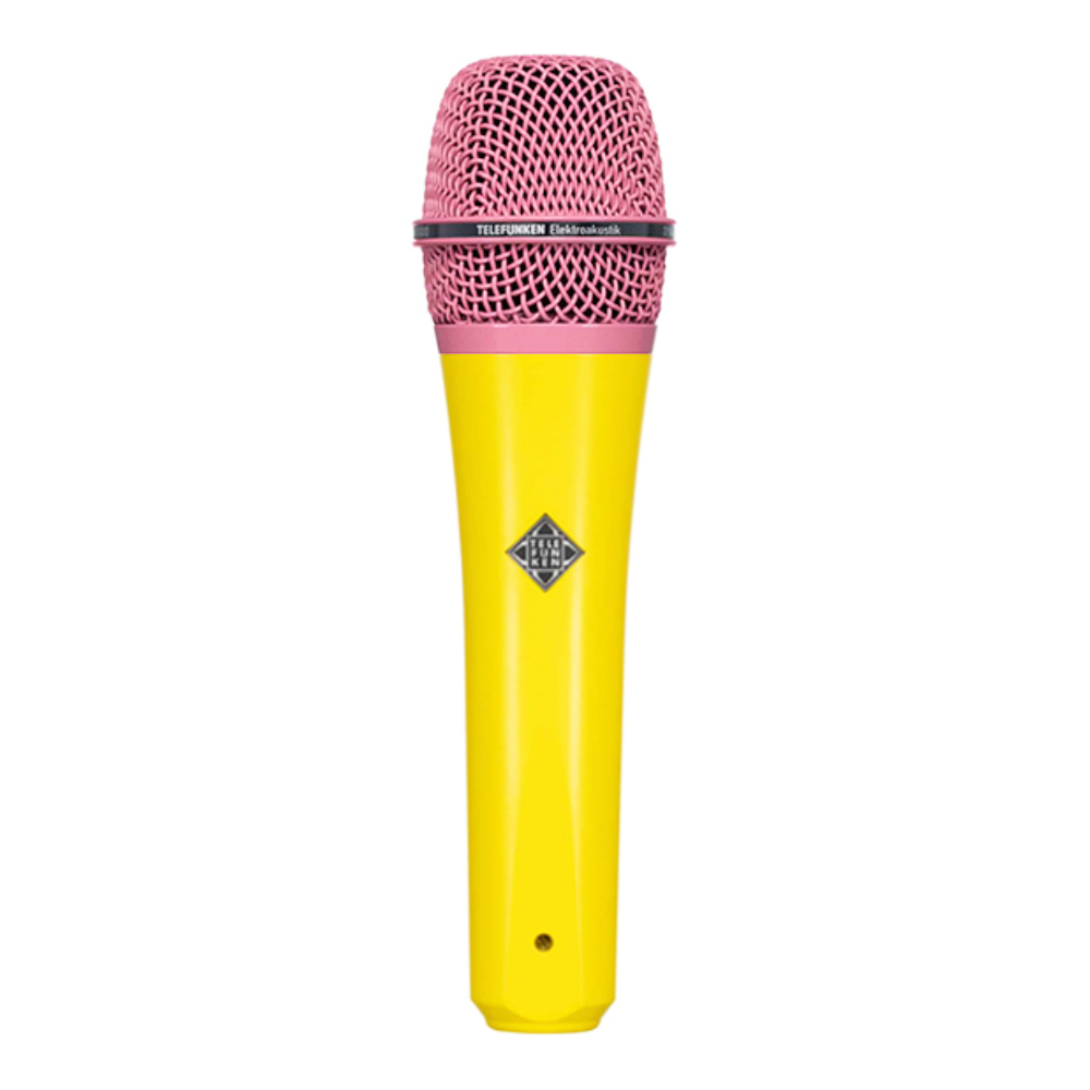 TELEFUNKEN M80 Custom Shop イエロー/ピンク ダイナミックマイク