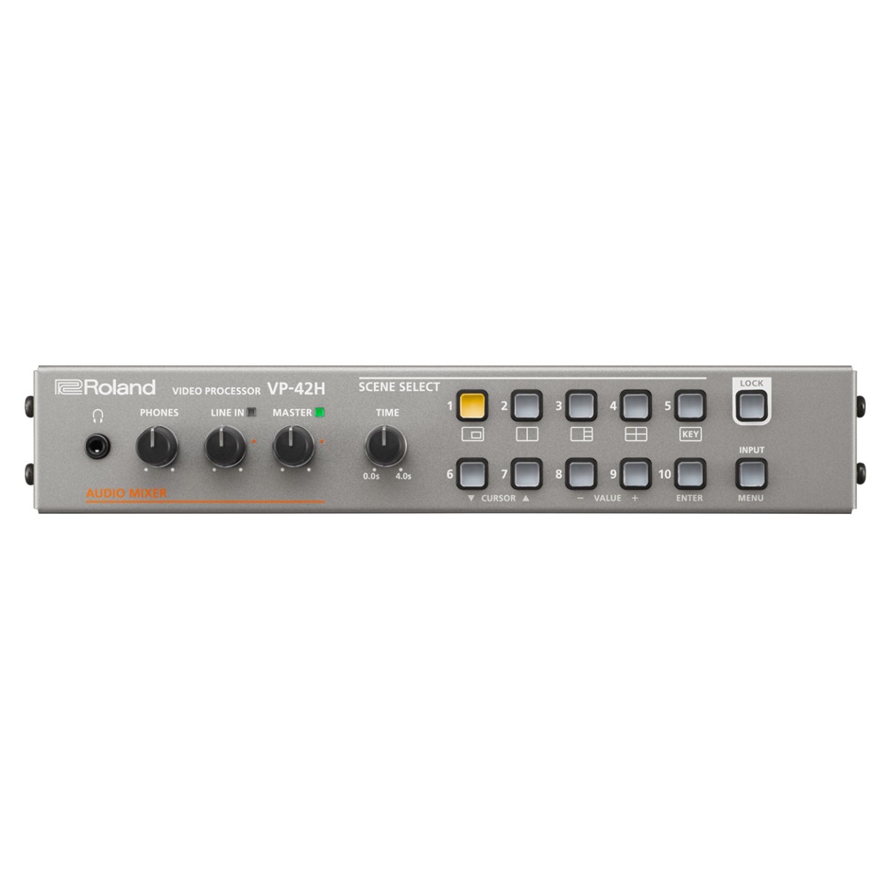 ROLAND VP-42H VIDEO PROCESSOR ビデオプロセッサー HDMI4入力/HDMI2出力 フロント画像