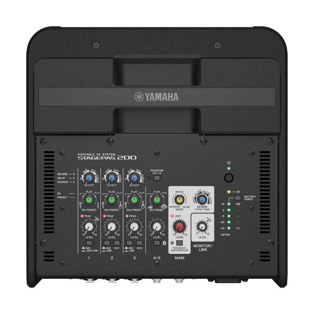 ヤマハ YAMAHA STAGEPAS 200BTR バッテリー搭載モデル ポータブルPAシステム 詳細画像