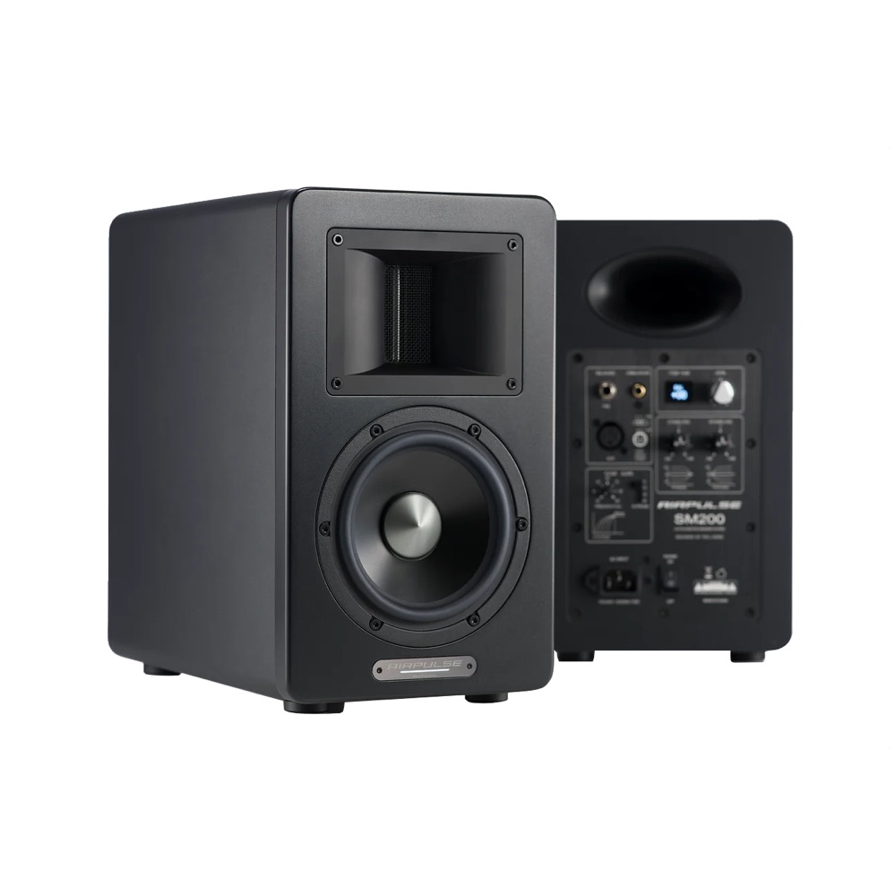 AIRPULSE SM200 ACTIVE SPEAKER パワードモニタースピーカー 1ペア(2本1組)
