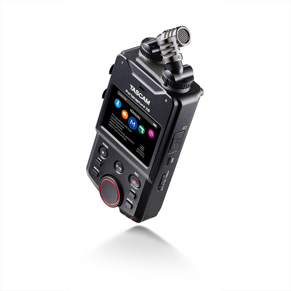 TASCAM Portacapture X6 32bitフロート録音6トラックポータブルレコーダー マイクを閉じたい状態の画像