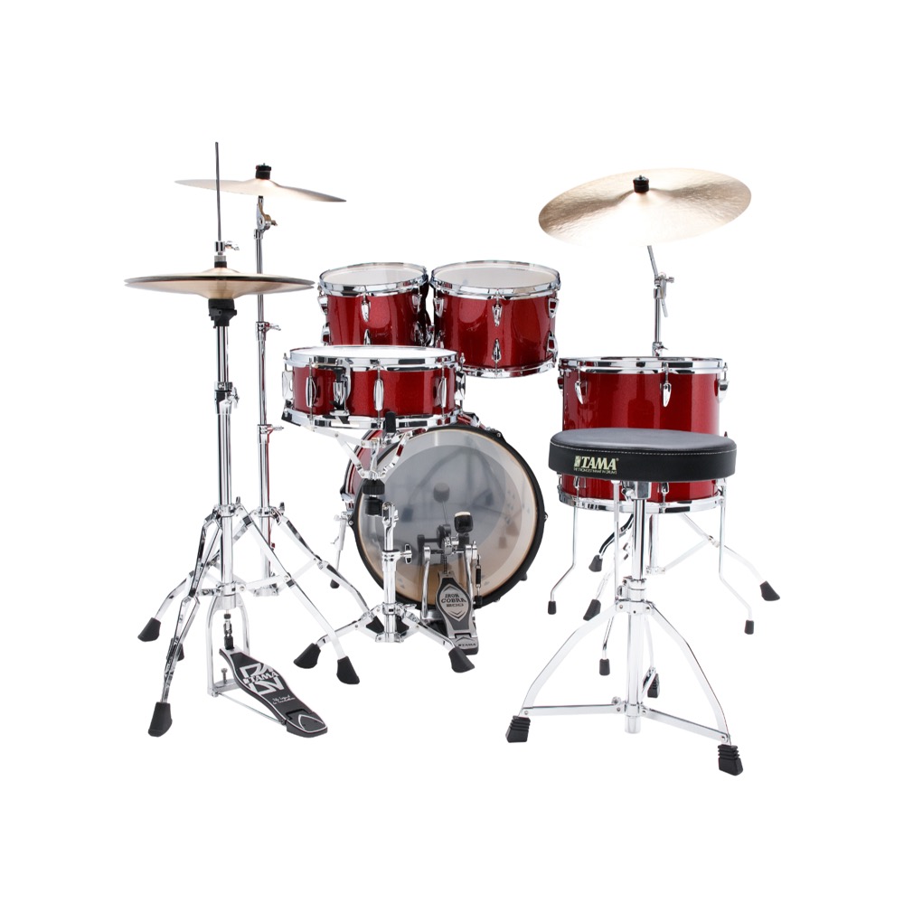 TAMA IMPERIALSTAR IP58H6RC-BRM シンバル付き 18'バスドラムセット インサート画像