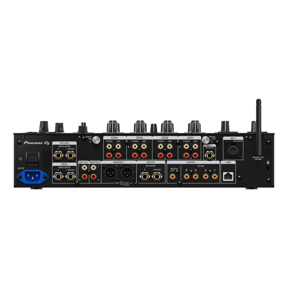 Pioneer DJ DJM-A9 4chプロフェッショナルDJミキサー リア画像