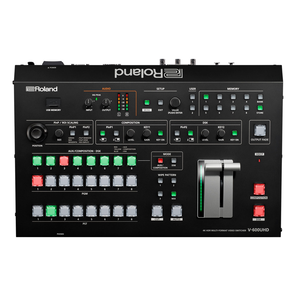 ROLAND V-600UHD 4K HDR Multi-format Video Switcher ビデオスイッチャー