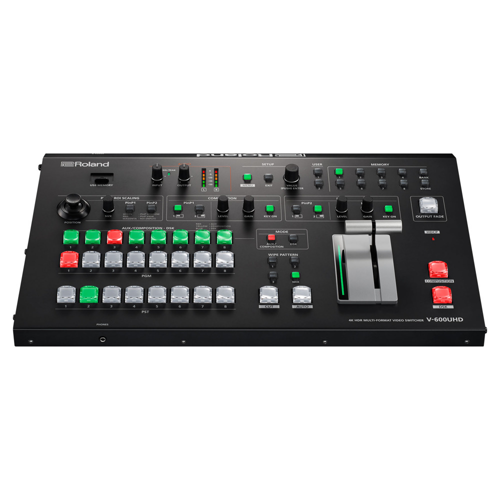 ROLAND V-600UHD 4K HDR Multi-format Video Switcher ビデオスイッチャー ビデオスイッチャー 画像