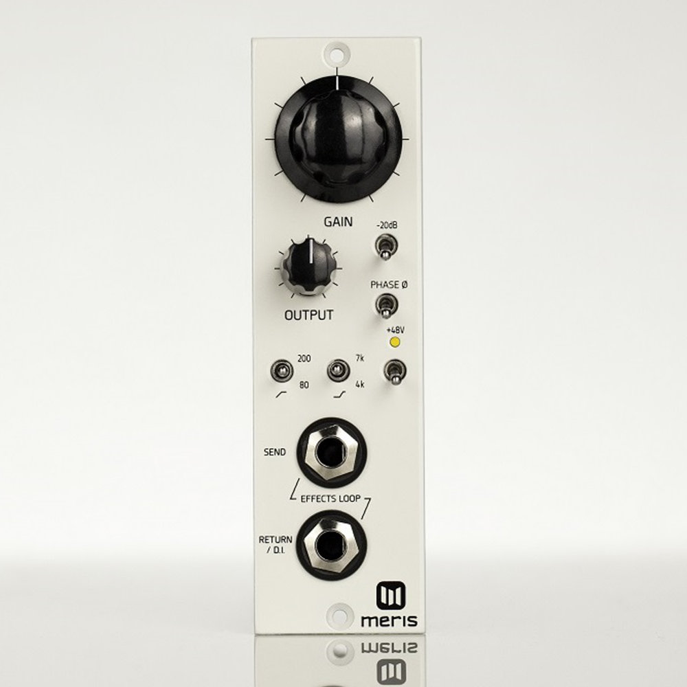 Meris 440 Mic Pre 500 500シリーズ用プリアンプ/DI フロント画像