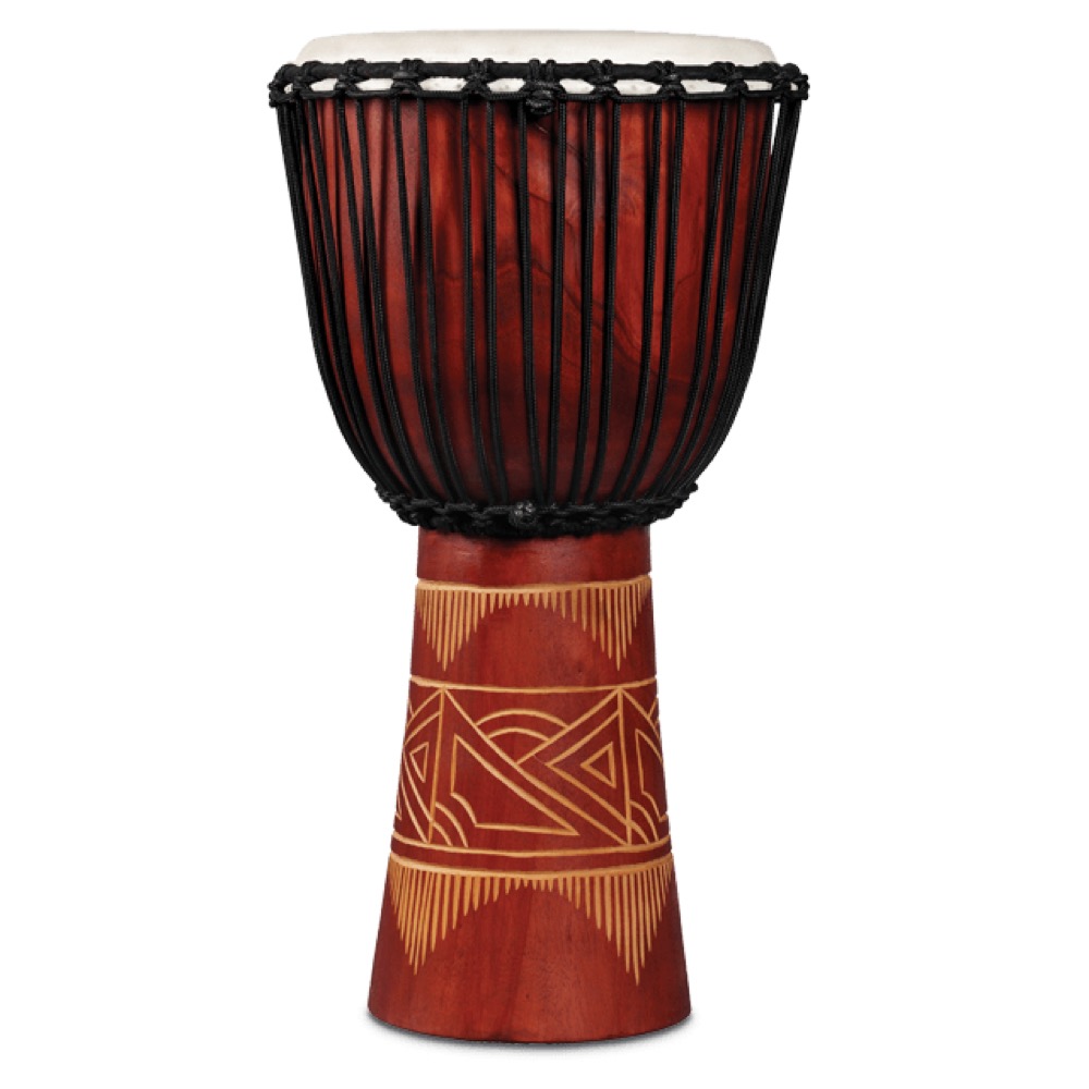 LP LP713LR WORLD BEAT WOOD ART LARGE DJEMBE RED ジャンベ