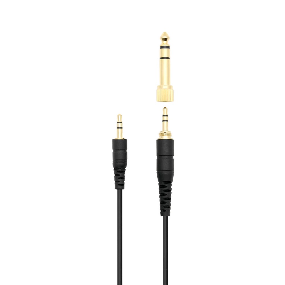 ADV. R32 密閉型 モニターヘッドホン ヘッドセット 3.5mm／6.3mmステレオプラグ対応カールケーブル