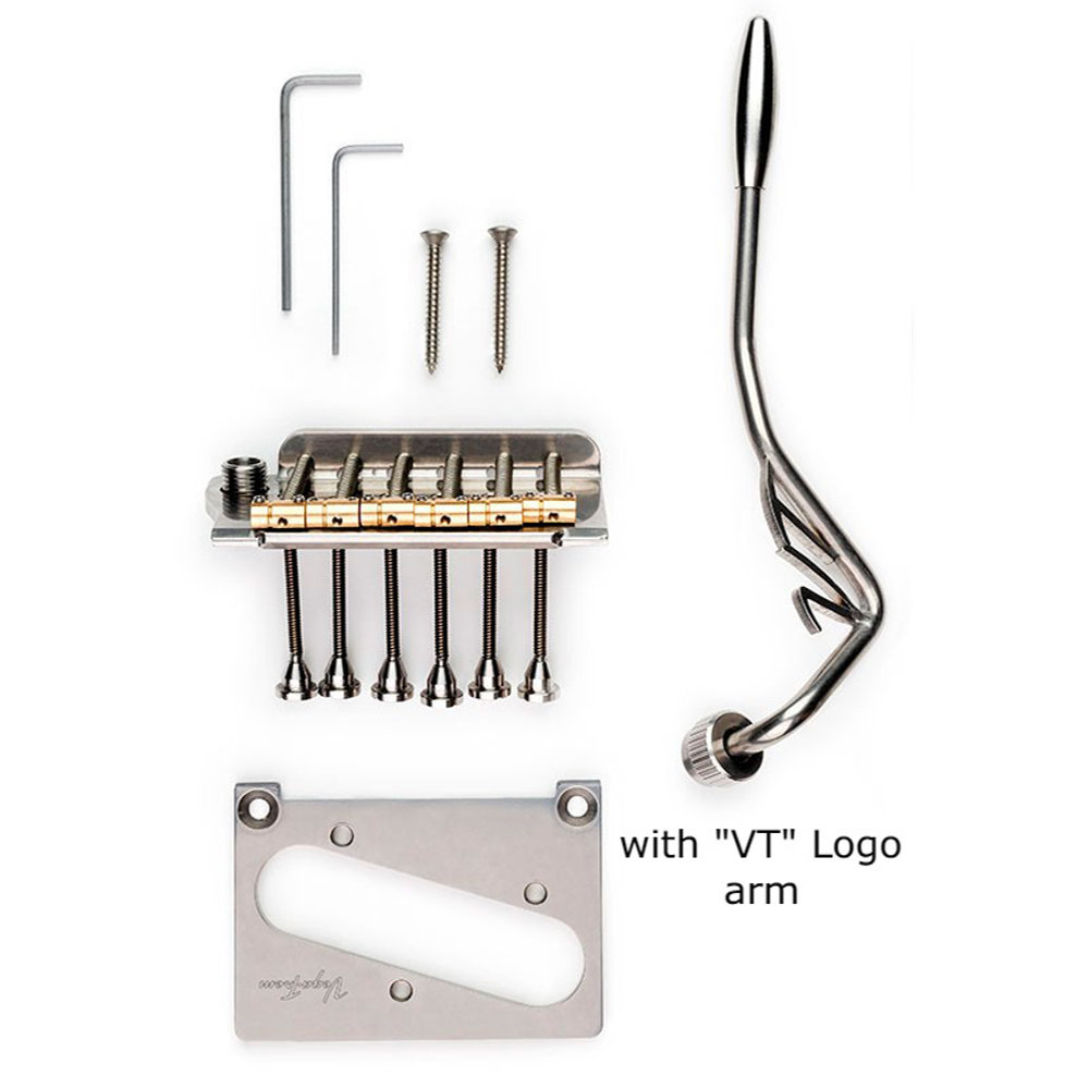 Vega-Trem ベガトレム VT2 Teletrem classic with VT Logo arm テレキャスター用ブリッジ テレキャスターをトレモロ仕様に 付属品画像