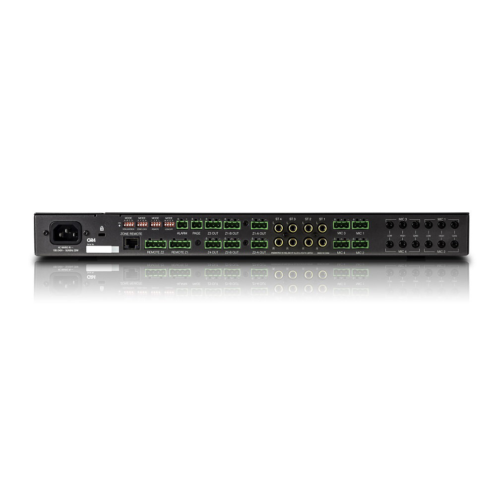 Allen & Heath アレンアンドヒース GR4 アナログ・ミキシングコンソール 背面in/out端子