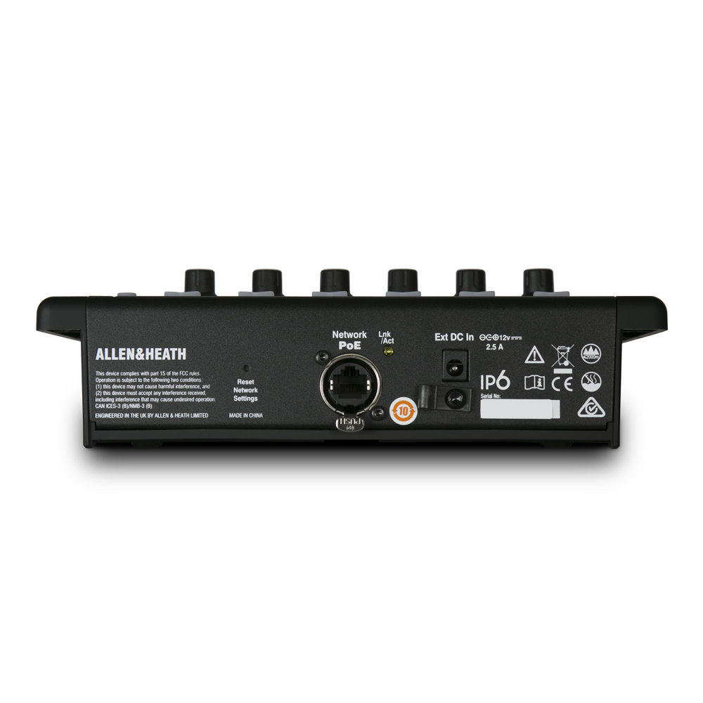 Allen & Heath アレンアンドヒース IP6 リモートコントローラー 側面