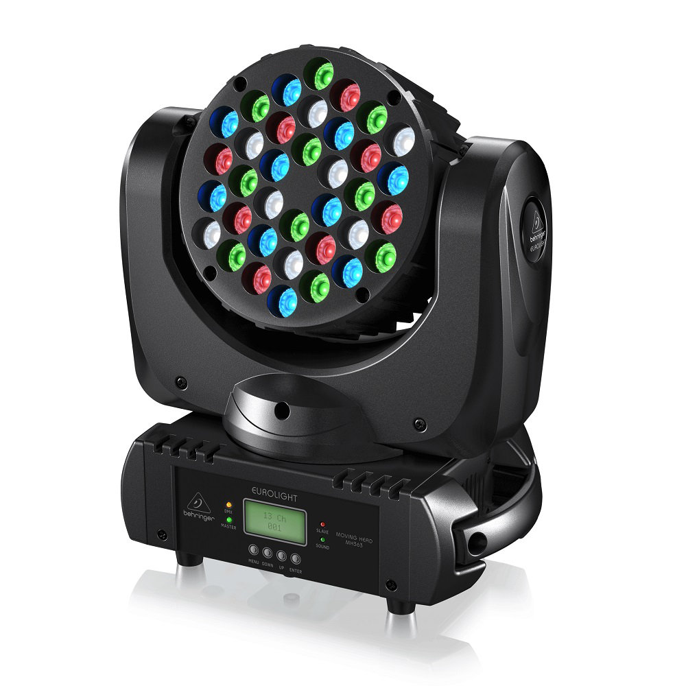 BEHRINGER ベリンガー MOVING HEAD MH363 36x3ワット RGBW LEDムービングヘッド 照明 正面R→L
