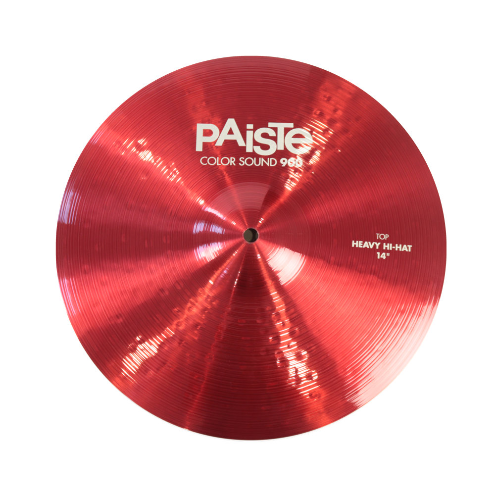 PAISTE パイステ Color Sound 900 Red Heavy Hi-Hat TOP 14" ハイハット