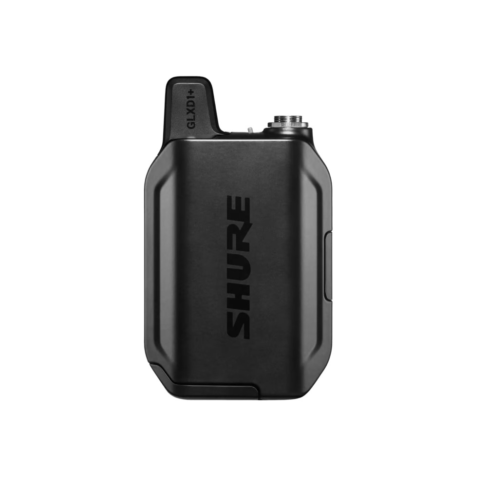 SHURE シュア GLXD14+J/MX53-Z2 イヤセットマイクワイヤレスシステム 2.4GHz帯 ボディパック型送信機 テーブルトップ型受信機 送信機画像