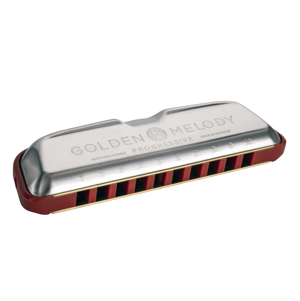 HOHNER ホーナー Golden Melody Progressive E♭ 10ホールハーモニカ 詳細画像