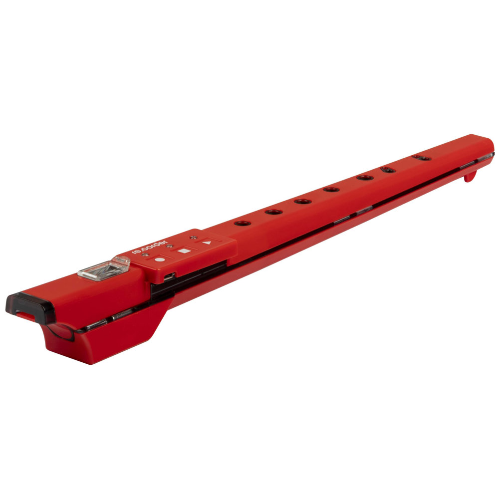 ARTinoise LUNATICA アルティノイズ ルナティカ RED 電子リコーダー re.corder 吹き口から右斜め