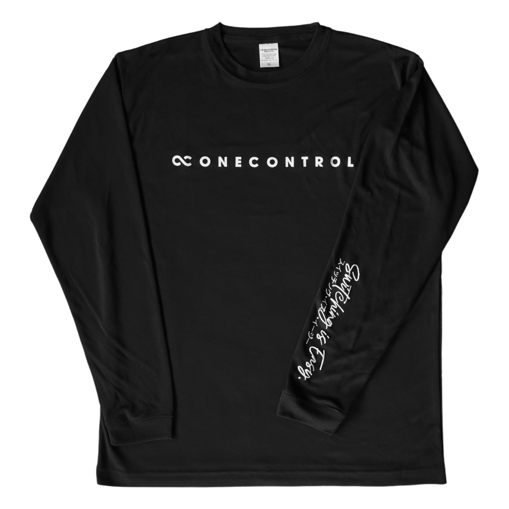 One Control ワンコントロール ロゴロングTシャツ ブラック 長袖 XLサイズ
