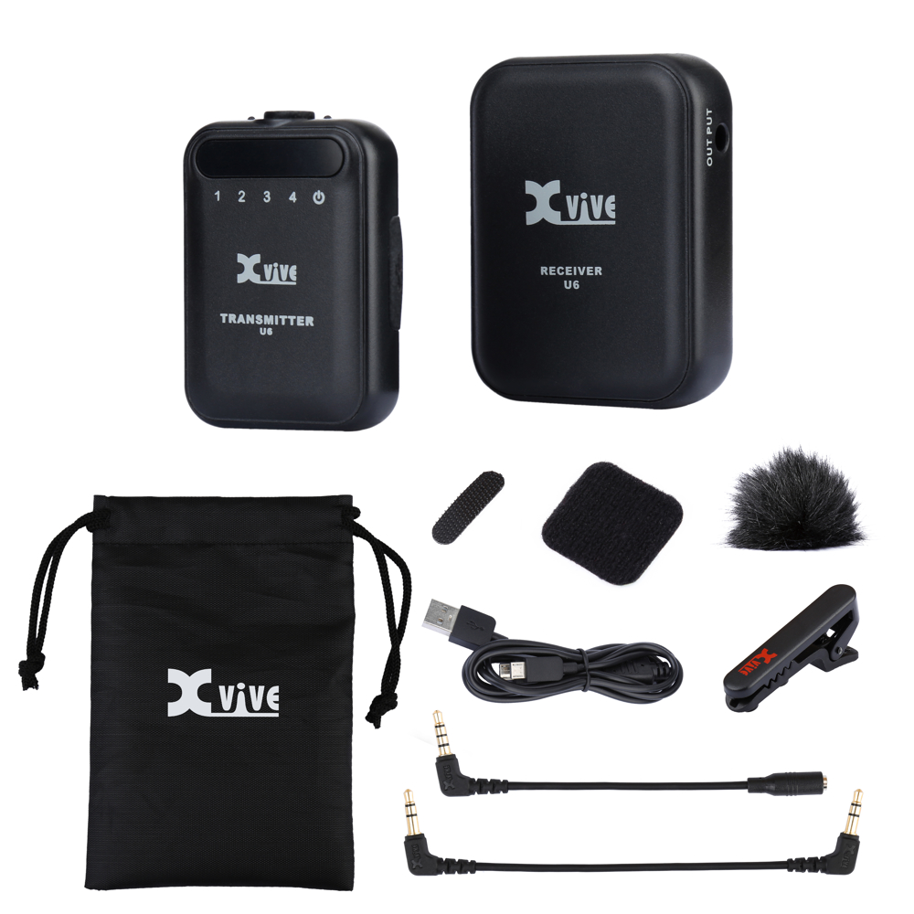 xvive エックスバイブ XV-U6 コンパクトワイヤレスマイク セット
