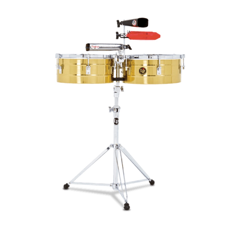 LP LP256-B TITO PUENTE 13" AND 14" TIMBALES Solid Brass ティンバレス
