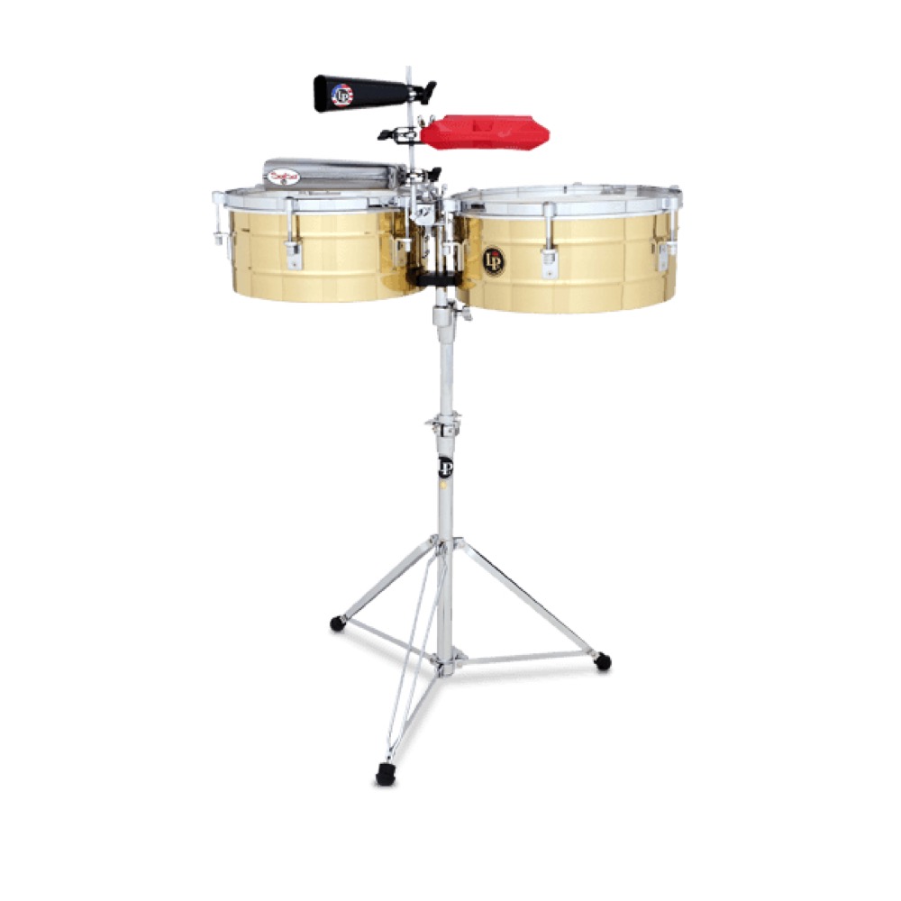 LP LP257-B TITO PUENTE 14" AND 15" TIMBALES Solid Brass ティンバレス