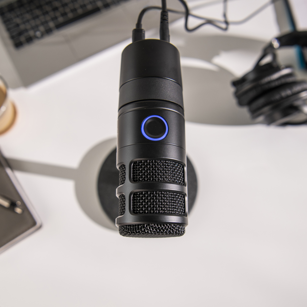 AUDIO-TECHNICA オーディオテクニカ AT2040USB ハイパーカーディオイド ダイナミック USB マイクロホン 本体上