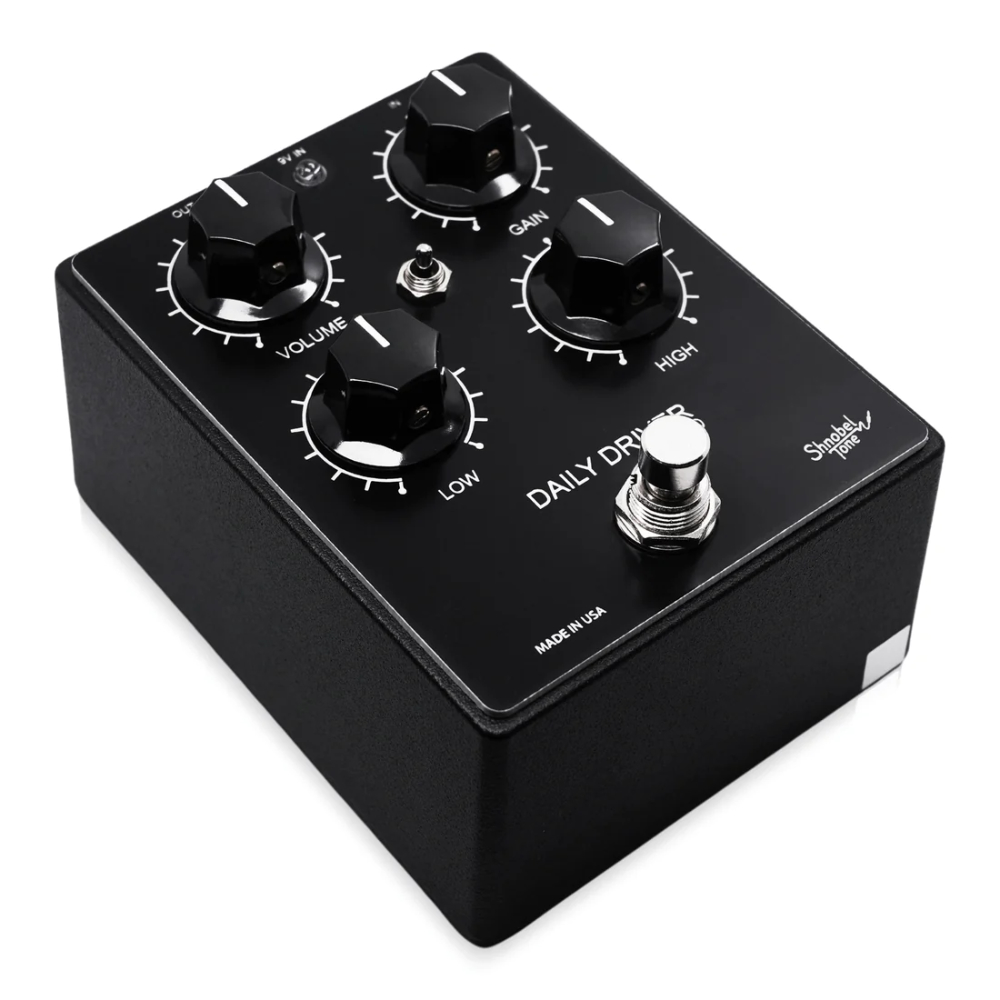 Shnobel Tone シュノベルトーン Stereo Daily Driver オーバードライブ ギターエフェクター 本体斜画像